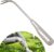 Manual Hand Weeder – 2 Prongs Gardening Hand Tools, for Super Easy Weed Removal & Deeper Digging (Full Stainless Steel)