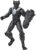 Marvel Avengers Mech Strike Monster Hunters Black Panther Toy, 6-Inch-Scale Action Figure with Accessory, Marvel Toys for Kids Ages 4 & Up, Multicolor, F4426