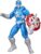 Marvel Avengers Mech Strike Monster Hunters Captain America Toy, 6-Inch-Scale Action Figure with Accessory, Toys for Kids Ages 4 & Up, Multicolor, F4424