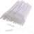 Mascara Wands 100Pcs, Disposable Eyelash Brushes Eye Lash Eyebrow Brow Applicator Spoolie Micro Brush, mascara applicator, Cosmetic Makeup Brush Tool Kits (White, 100pcs)