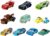 Mattel Disney Pixar Cars Set of 10 Die-Cast Mini Racers Vehicles, Collectible Set of 1:55 Scale Toy Cars Inspired by Movies