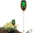 Mcbazel Soil pH Tester 4 in 1 Soil Meter PH Meter with Soil pH, Temperature, Moisture and Light Intensity for Garden, Lawns, Farm, Potted Plants, Indoor and Outdoor Plants