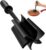 Meat Chopper, Ground Beef Masher with 5-Blade Head, Versatile High-Temp Heat-Resistant Hamburger Masher, Nylon Non-Stick Meat Masher, Kitchen Aid (Black)