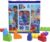 Mega Bloks 80-piece Building Blocks Toddler Toys with Storage Bag, Big Building Bag for Toddlers 1-3 Blue