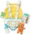 Melissa & Doug Mine to Love Carrier Play Set for Baby Dolls with Toy Bear, Bottle, Rattle, Activity Card