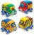 Melissa & Doug Pull-Back Construction Vehicles – Soft Baby Toy Play Set of 4 Vehicles | Soft Toy Cars For Infants, Construction Toys, Pull Back Cars For Babies Ages 9m+