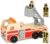 Melissa & Doug Wooden Fire Truck With 3 Firefighter Play Figures | Fire Truck Toys For Kids, Toddler Toy For Pretend Play, Classic Wooden Toys For Kids