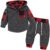 MetCuento Toddler Baby Boys Girls Hoodies Long Sleeve Sweater Tops Pants Kangaroo Pocket Fall Winter Clothes Set