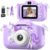 Mgaolo Children’s Camera Toys for 3-12 Years Old Kids Boys Girls,HD Digital Video Camera with Protective Silicone Cover,Christmas Birthday Gifts with 32GB SD Card (Purple)