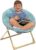 Milliard Mini Cozy Chair for Kids, Sensory Faux Fur Folding Saucer Chair for Toddlers, Blue