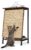 Modern End Table with Cat Bed, Cat Scratching Post Wood Cat Furniture Table Side Table with Small Cat House Cat Bed Table with Replaceable Sisal Scratch Scratching Pad Mat for Living Room Bedroom