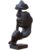 Modern and Simple Sculptures The Thinker Statue,Silence is Gold Keep Silence Statues and Figurines Desk Decoration for Office Home Decor (Black)