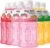 Mogu Mogu drink Variety Pack (6 Bottles) Drinks for kids made with fruit juice variety pack and nata de coco (coconut jelly) Fun chewable juice boxes for kids. Juice bottles with Lychee Juice, Mango Juice and Strawberry Juice