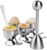 Moovul 9Pcs Steel Egg Cracker Topper Set,Hard Boiled Eggs Separator Holder