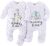 Newborn Baby Clothes Boy Girl Long Sleeve Romper Daddy Mummy & Me Infant Sleepsuit 2 Pack