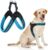 No Pull Dog Harness, Step in Reflective Mesh Padded Puppy Harness, No Choke Adjustable Dog Harness with 2 Buckles, Easy Walk for Medium Large Dog