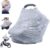 Nursing Cover Breastfeeding Carseat Canopy – Multi Use Infant Stroller Cover, Nursing Breastfeeding Scarf, Car Seat Covers for Babies, Unisex Baby Shower Gifts for Boys and Girls