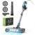 Oraimo Stick Vacuum, 600W Corded Stick Vacuum with LED Motorized Floor Brush, 6 in 1 Vacuum Cleaner with 29.5 Ft Cable, Powerful Vacuum for Middle-Pile Carpet, Marble, Hard Floor, Tile Cleaning