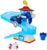 PAW Patrol, Adventure Bay Bath Playset with Light-up Chase Vehicle, Bath Toy for Kids Aged 3 and up