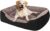 PUPPBUDD Dog Beds for Medium Dogs, Rectangle Washable Dog Bed Comfortable and Breathable Pet Sofa Warming Orthopedic Dog Bed for Medium Dogs