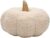 Pearhead Sherpa Pumpkin, Plush Stuffed Halloween Home Decorations, Modern Fall Home Decor, Cream