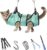 Pet Grooming Hammock for Dogs & Cats, Pet Grooming Sling with Safety Belt, Pet Grooming Hammock, Dog Cat Grooming Harness for Bathing, Nail Trimming, Ear Eye Care (S)