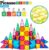 PicassoTiles 60 Piece Magnetic Building Block Mini Diamond Series Travel Size On-The-Go Magnet Construction Toy Set STEM Learning Kit Educational Playset Child Brain Development Stacking Blocks PTM60