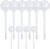 Plant Self Watering Stakes, 10pcs Clear Plant Self-Watering Bulbs, Flower Plant Automatic Watering Device, Self Watering Planter Insert Garden Waterer for Plant Indoor Outdoor Flower