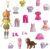 Polly Pocket Doll & 18 Accessories, 3-inch Polly Doll Fashion Pack with Puppy & Flower-Theme, Plus Pearlescent & Glittery Details, Travel Toys