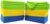 Polyte Microfiber Cleaning Cloth, 12 x 16 in, Blue, Green, Yellow, 36 Pack