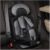 Portable Children Car Safety Seat Elastic Vehicle-use Child Safety Seats Toddler Seat Mat for Kids from 9 Months to 12 Years (Color : Gris)