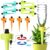 Qiwenr Pack of 12 Automatic Watering Set, Watering System Potted Plants, Plants Flowers Watering, Adjustable Watering System for Flowers or Vegetables with Slow Drain Valve Switch