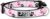 RC Pets 3/4 Inch Adjustable Dog Clip Collar, Small, Pitter Patter Pink