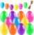 ROSAUI 3.5” Fillable Easter Eggs 36Pcs Empty Plastic Eggs – 6 Bright Colors – Easter Basket Stuffers Fillers – Easter Hanging Decor – Easter Eggs Hunt