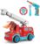 Remote Control Take Apart Toys – RC Cars for Kids STEM Build Your Own Fire Truck Toys with Electric Drill, Lights and Music, Construction Toy Gifts for Boys and Girls