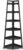 Rolanstar Corner Shelf, 6-Tier Corner Bookshelf, Black Corner Shelf Unit, Tall Corner Ladder Shelf, Corner Plant Stand for Living Room, Home Office, Kitchen