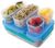 Rubbermaid LunchBlox Leak-Proof Entree Lunch Container Kit, Large, Blue