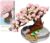 SEAUR Flower Building Toy Set Adult Creative Mini Sakura Bonsai Tree Stacking Block Sets Home Decor Unique DIY Flowers Potted for Teens (426pcs)