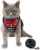 SHENSHEN Cat Harness and Leash Kitten Harness Dog Harness Escape Proof,Pet Supplies for Small Medium Cats Dogs Lifetime Replacement Adjustable Cat Leash and Harness Set-L