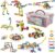 STEM Toys Kids Building Kit, 125 Pcs Educational Learning Set Construction Engineering Building Blocks for Ages 3 4 5 6 7 8 9 10 Year Old Boys Girls, Best Gift for Children Fun Creative Play