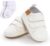 Sehfupoye Baby Girls Boys Sneakers Toddler Shoes Toddler PU Leather First Walking Shoes Infant Newborn Prewalker Sneakers for 0-18 Months with Sock