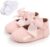 Sehfupoye Baby Girls Mary Jane Shoes Baby Girls Princess Bow-Knot Shoes Anti-Slip Baby First Walking Shoes Wedding Dress Shoes with Sock 0-18M