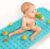 Sheepping Baby Bath Mat Non Slip Extra Long Bathtub Mat for Kids 40 X 16 Inch – Eco Friendly Bath Tub Mat with 200 Big Suction Cups,Machine Washable Shower Mat (Green)