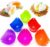 Silicone Egg Poacher Cups – 6 Pack BPA Free Poaching Pods – Microwave or Stovetop Egg Cooker