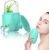 Simpeak 2PCS Ice Roller, Silicone Ice Roller for Face & Eye, Reusable Ice Roller Mold for Tightening and Puffiness Relief Facial Skin, Face Care Products Massage Tool, Green