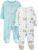 Simple Joys by Carter’s Baby-Girls Neutral 2-Pack Cotton Footed Sleep and Play