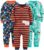 Simple Joys by Carter’s baby-boys 3-pack Snug-fit Footless Cotton Pajamas Pajama Set