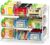 SimpleHouseware Stackable Can Rack Organizer Storage for Pantry, White