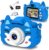 Slothcloud Kids Selfie Camera,Birthday Gifts for Boys Age 3-9,HD Digital Video Cameras for Toddler,Toy for 3 4 5 6 7 9 Year Old Teens with 32GB SD Card,Kids Toys Gifts for Birthday (Blue)