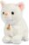 Smalody Plush Cat Walking Pet Sound Control Electronic Cat Interactive Toys Electronic Pets Robot Cat Stand Walk Electronic Toys Best Gift for Kids Children (White)